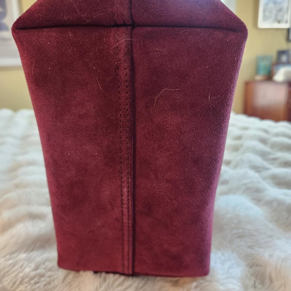 Madewell burgundy suede purse - Picture 2 of 5